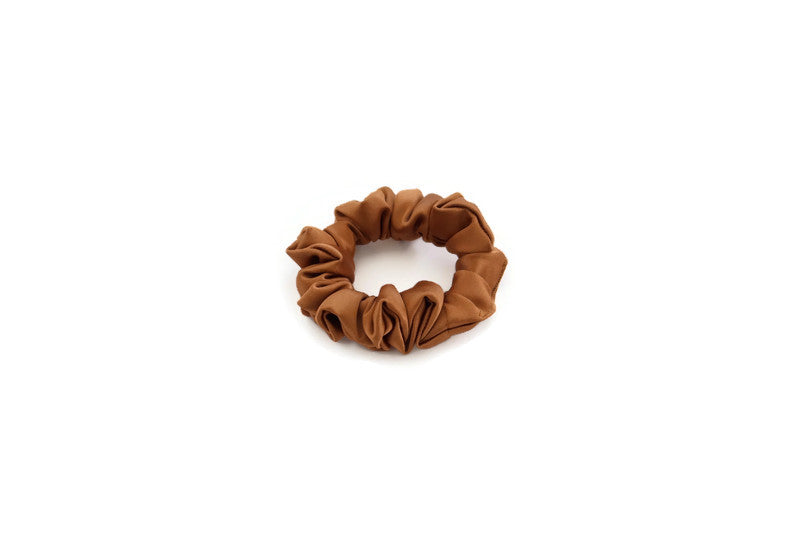 Bronze Satin Scrunchies - XL, Regular and Skinny sizes