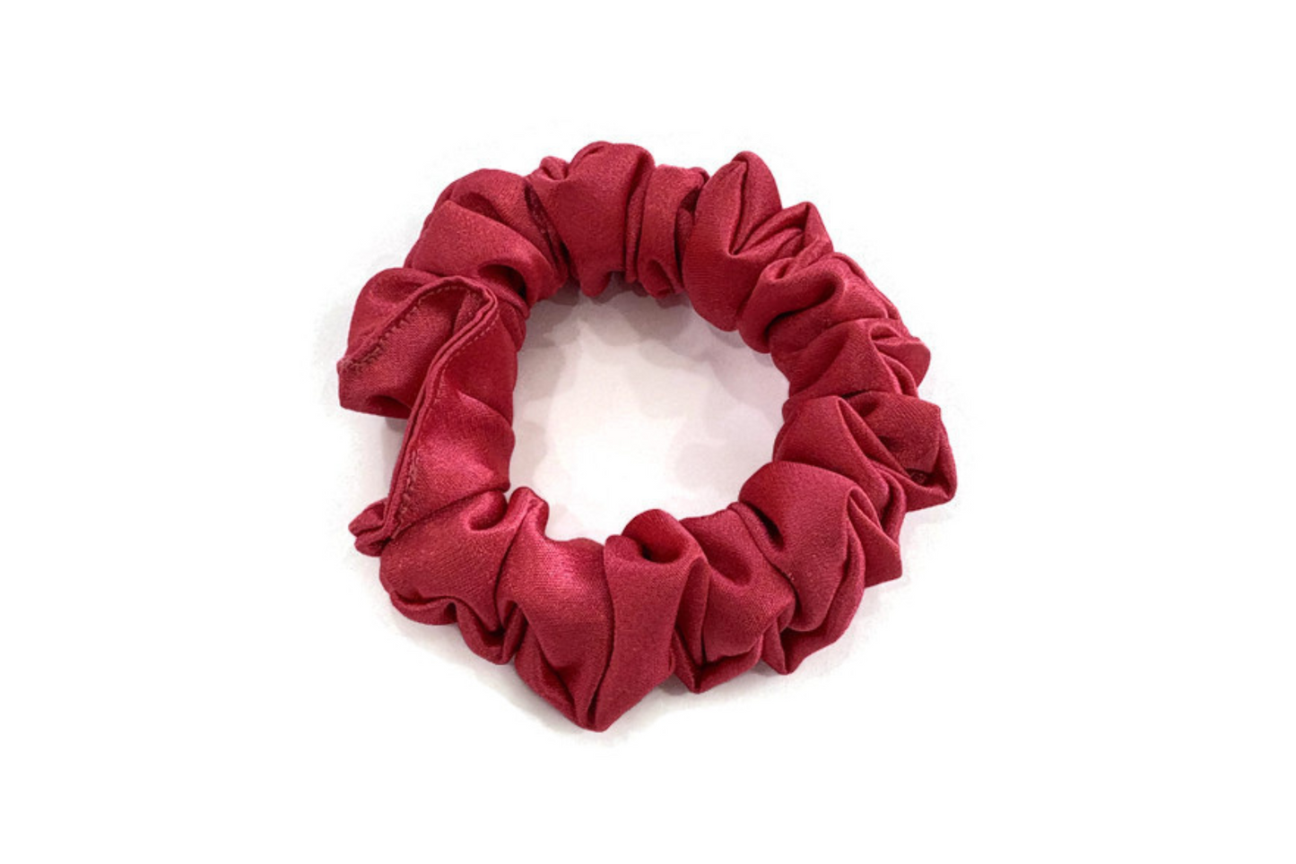 Candy Pink Satin Scrunchies - XL, Regular and Skinny sizes