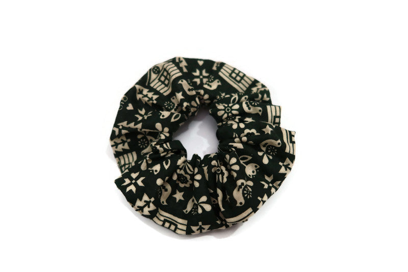 Noelle - Green Christmas Scrunchies
