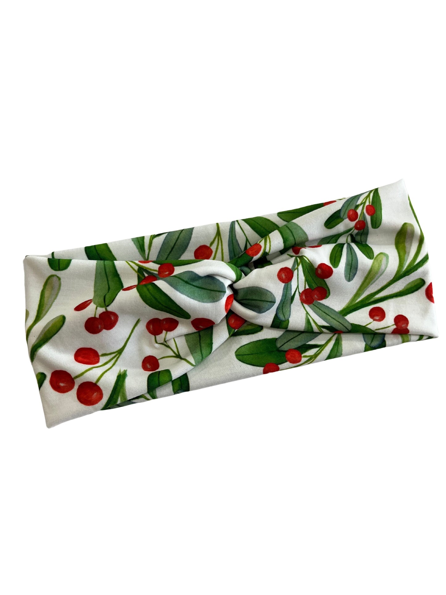 Mistletoe Berries Knot Headband