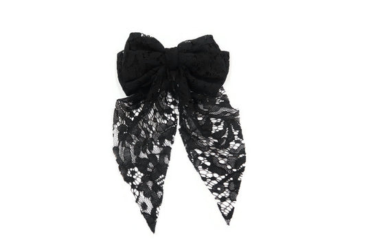 Black Beauty Lace Bow