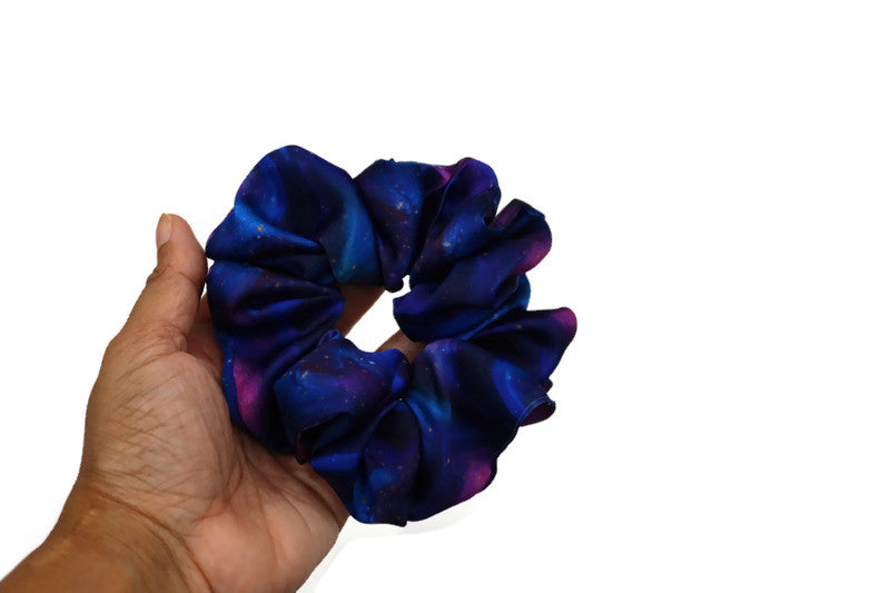 Galaxy Satin Scrunchies