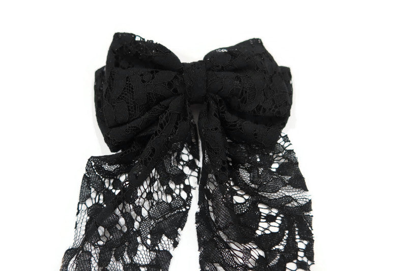 Black Beauty Lace Bow