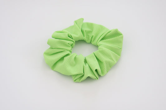 Midori - Green Striped Swim Scrunchies