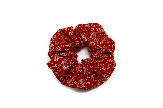 Natalie - Red Christmas Scrunchies