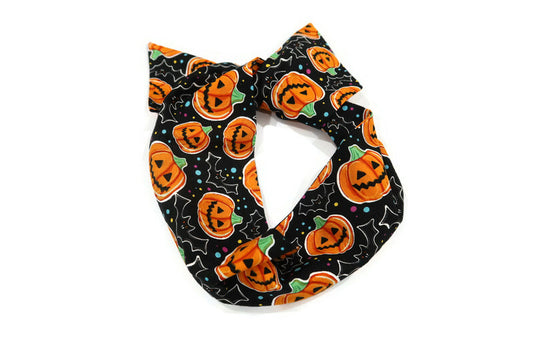 Pumpkin Jack o Lantern Wire Headband