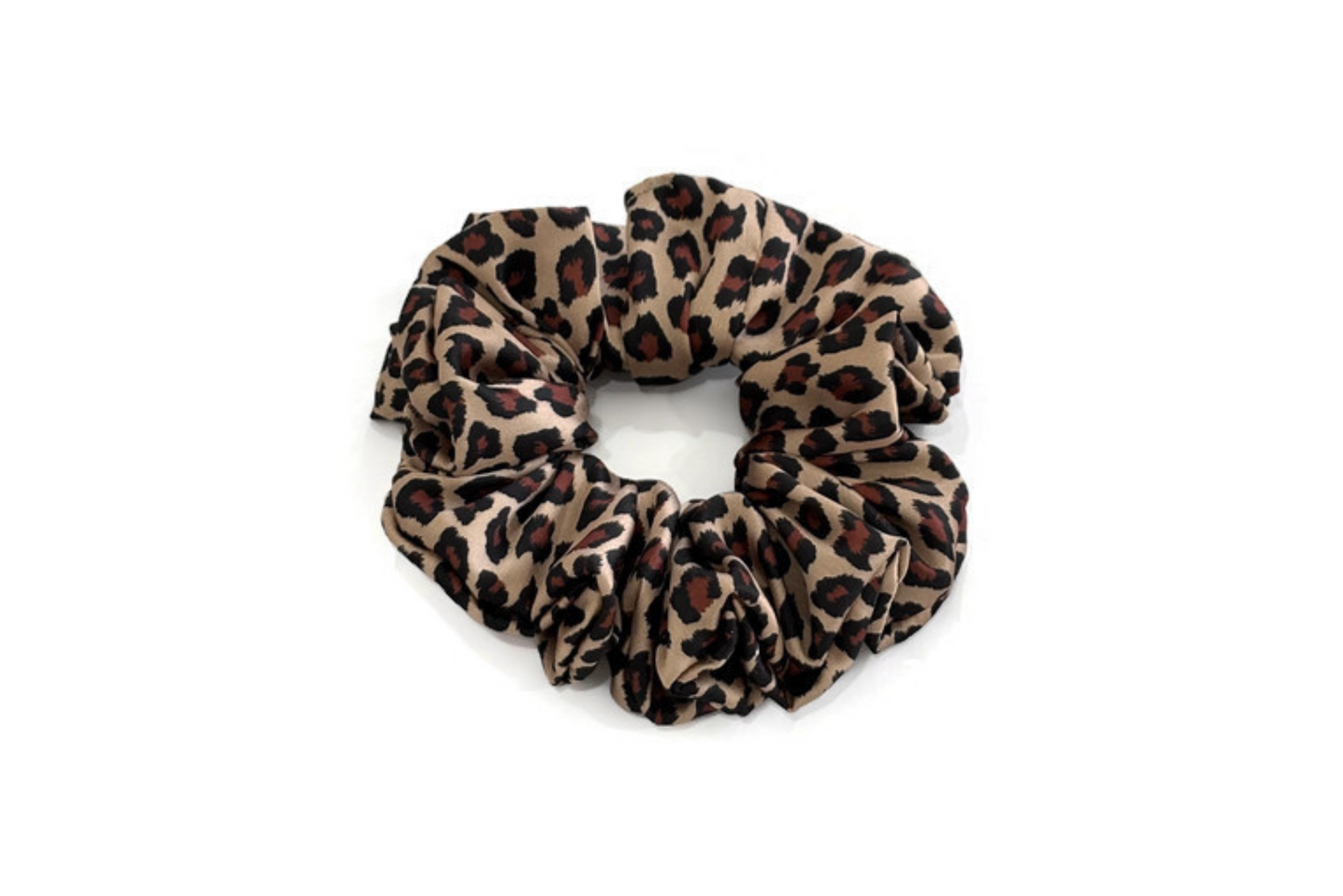 Wild Cat Satin Scrunchies