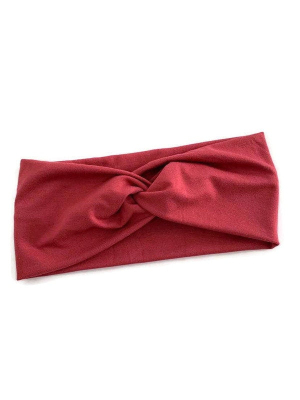 Deep Ruby Knot Headband