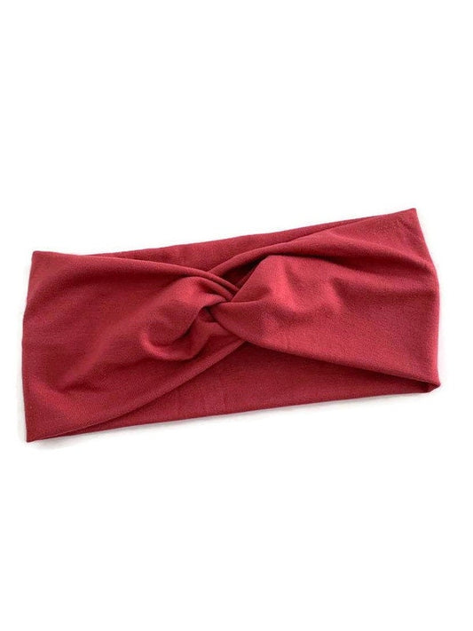 Deep Ruby Knot Headband