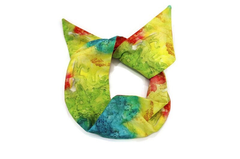 Tropical Watercolour Print Wire Headband