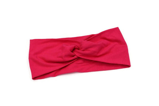 Hot Pink Knot Headband