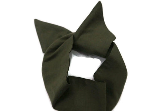 Dark Camouflage Green Wire Headband